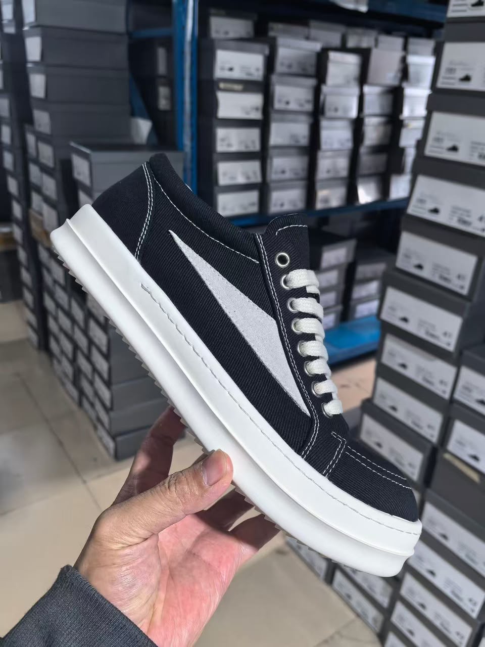 Rick Owen Vans (Suede Black)