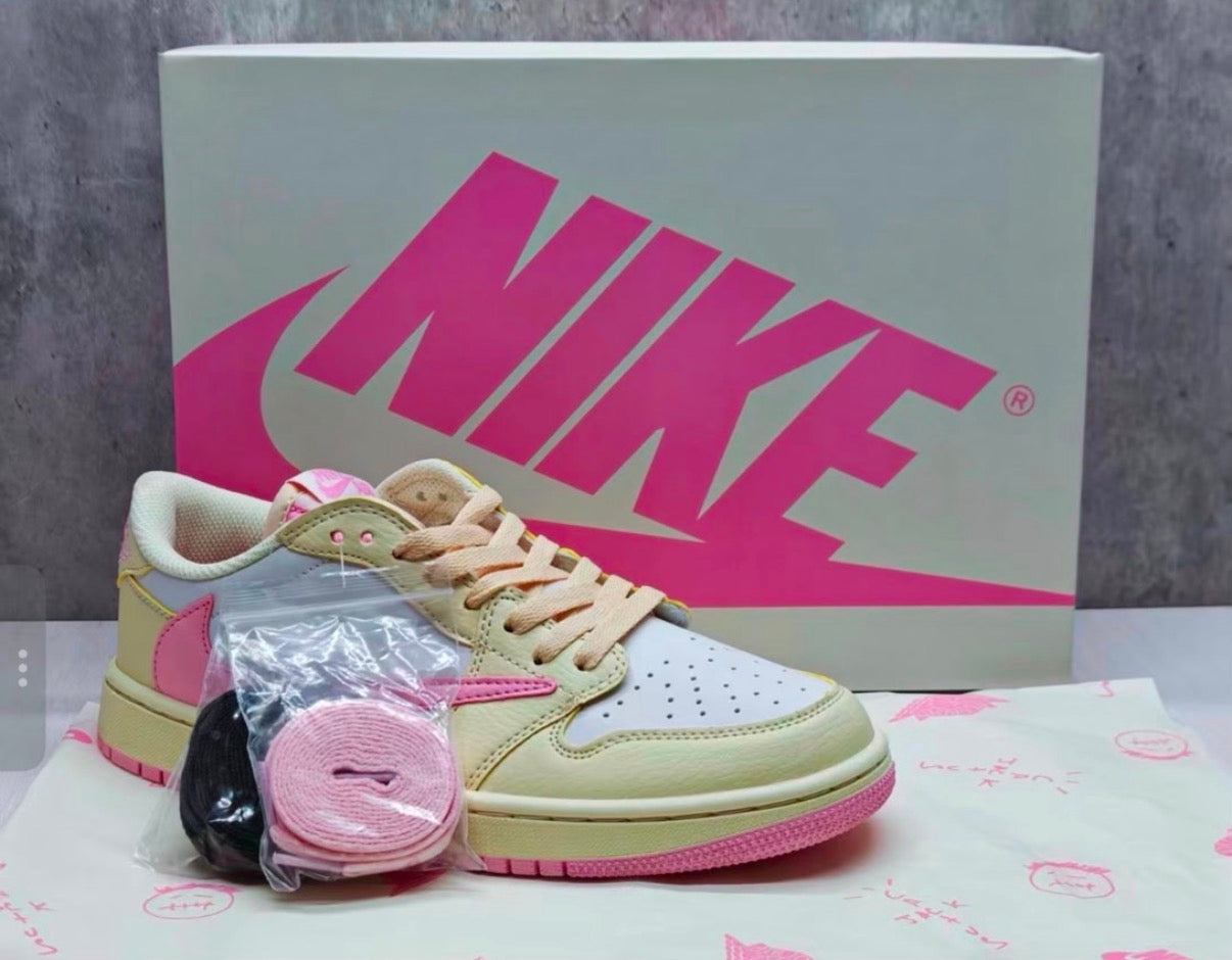 Jordan 1 Low Travis Scott (Shy Pink)